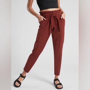 Athleta Brick Red Skyline Pant 6p